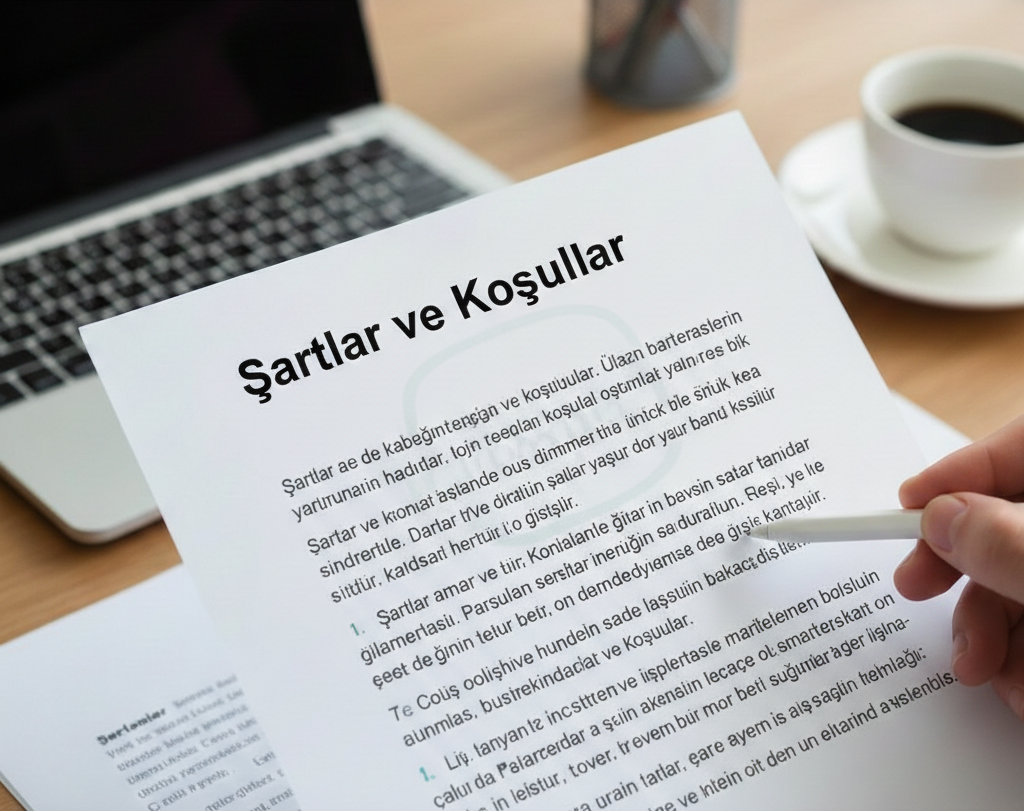 ŞARTLAR ve KOŞULLAR